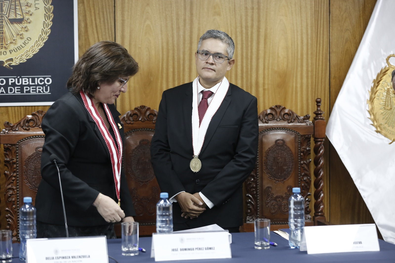 In photos: This was the tense conference of the prosecutor Delia Espinoza and the prosecutors of the Lava Jato case