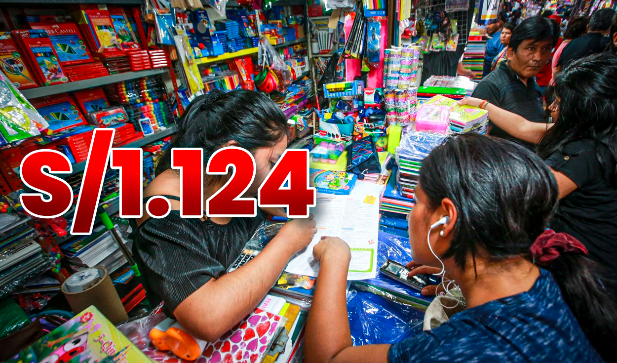 Peruvians will spend on average s/1.124 in return to classes: why and where to find the best prices?