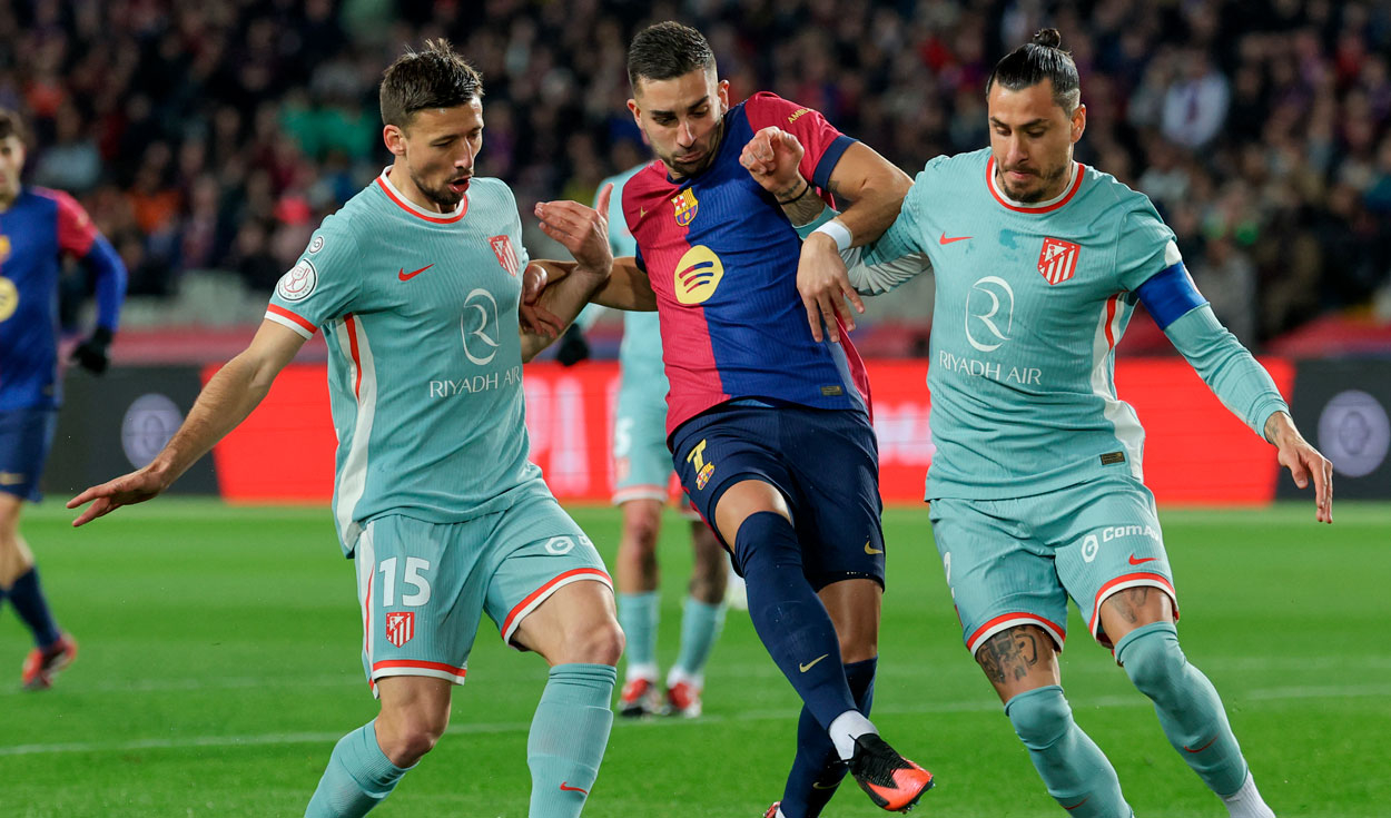 En un auténtico partidazo, Barcelona empató 4-4 con Atlético Madrid por la semifinal de ida de la Copa del Rey