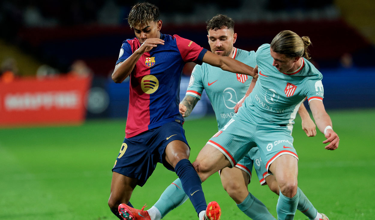 En un partidazo, Barcelona igualó 4-4 con Atlético Madrid por la semifinal de ida de la Copa del Rey y todo se definirá en el Metropolitano