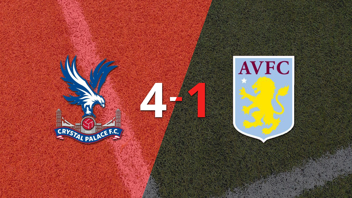 Resumen: Crystal Palace le pasó por encima a Aston Villa con doblete de Ismaïla Sarr