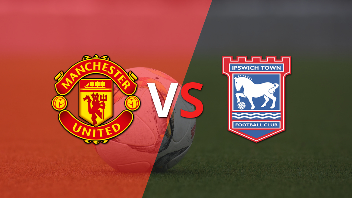 ¡Entretiempo! Manchester United e Ipswich Town empatan 2-2