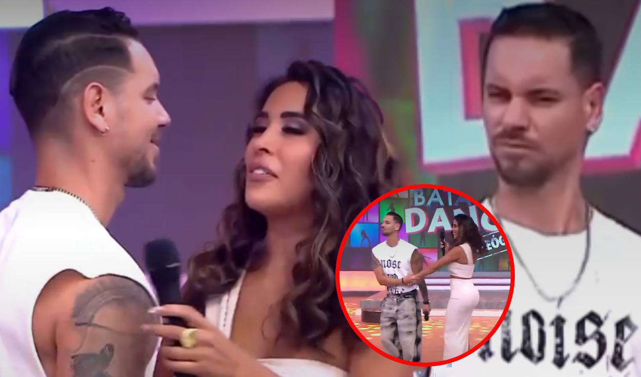 Melissa Paredes 'rechazó' beso de Anthony Aranda en vivo por singular razón: "En todos lados pido mi ángulo"