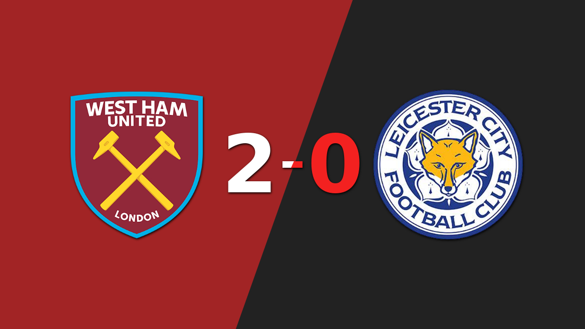 Resumen: Derrota de Leicester City por 2-0 ante West Ham United