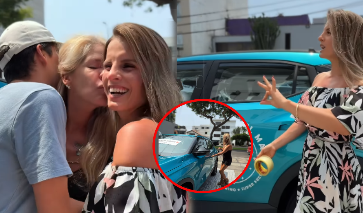 Alejandra Baigorria regaló a su madre un lujoso auto personalizado junto con su hermano: "Disfrútalo, mamá"