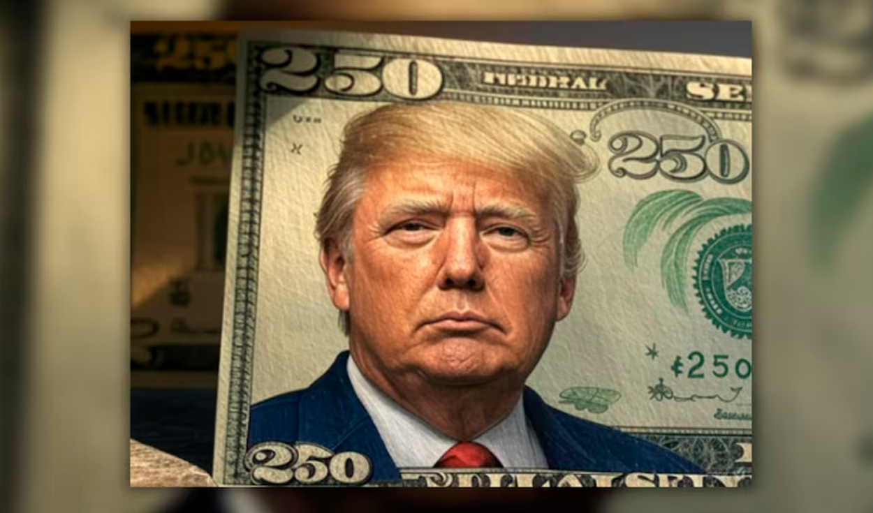 Congresista republicano propone crear el "billete más valioso" de 250 dólares con la cara de Donald Trump