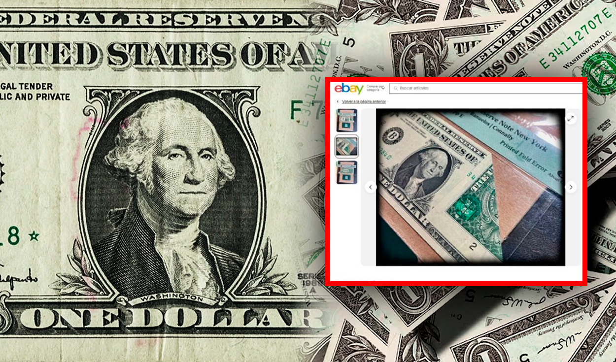 Este billete de 1 dólar, con la inscripción "Washington D. C.", es de los más buscados y vale hasta US$50.000