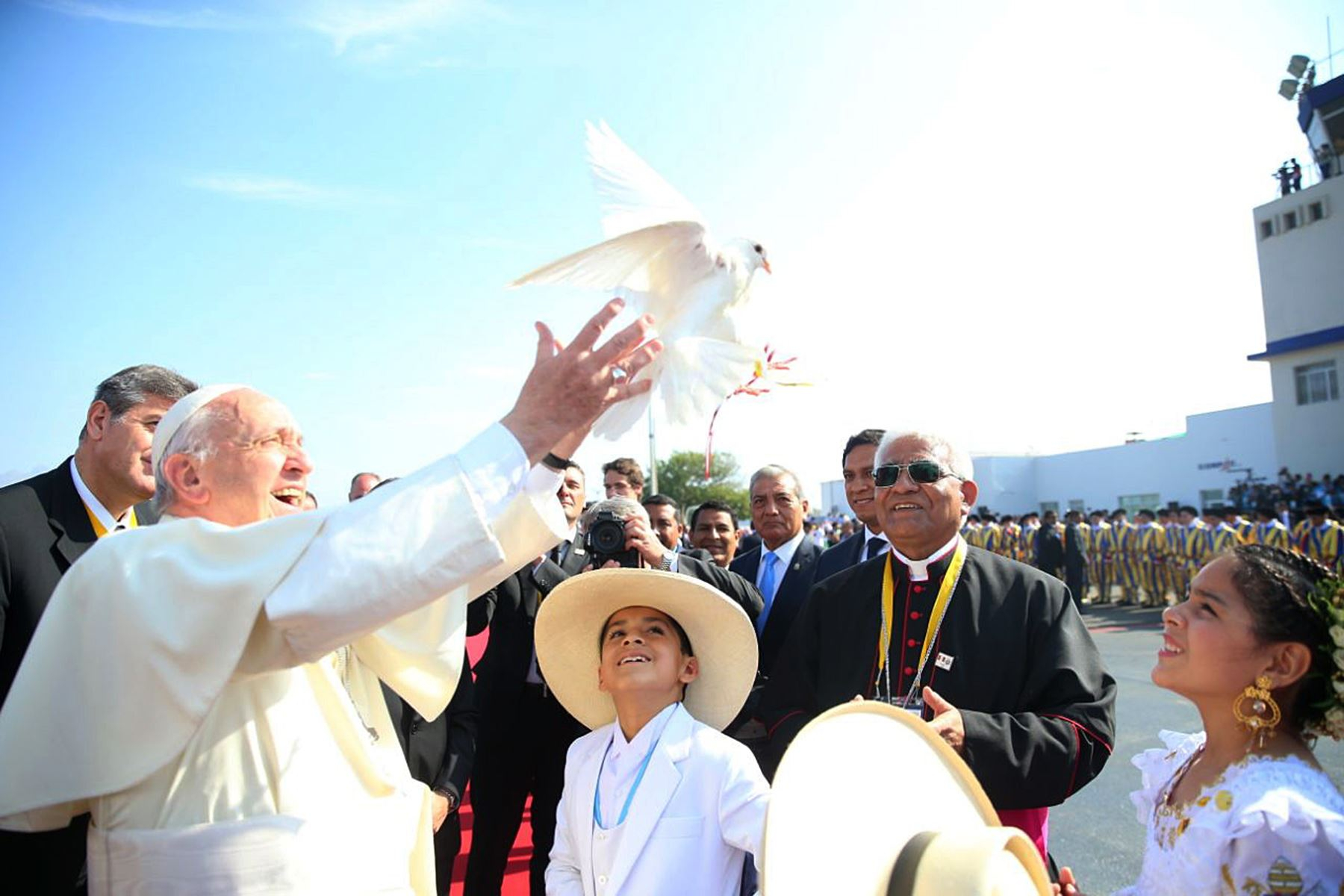The day Pope Francis arrived in Peru: this was his visit in Lima, Puerto Maldonado and Trujillo