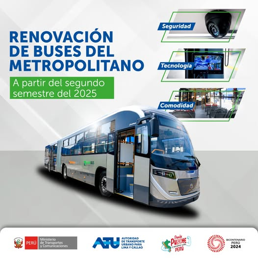 Renovación de la flota era anunciada desde el 2024