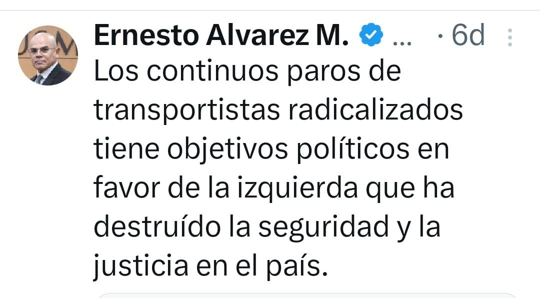 Ernesto Álvarez, José Jerí's prime minister, criminalized the march of Generation Z: "It is a subversive attempt"