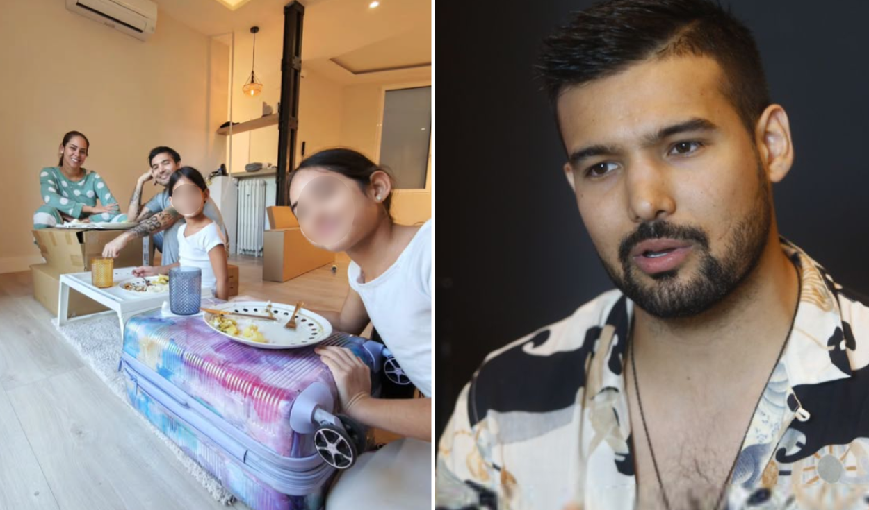 Ezio Oliva termina en el suelo por ataque de ansiedad tras revelar dura realidad en España junto a Karen Schwarz