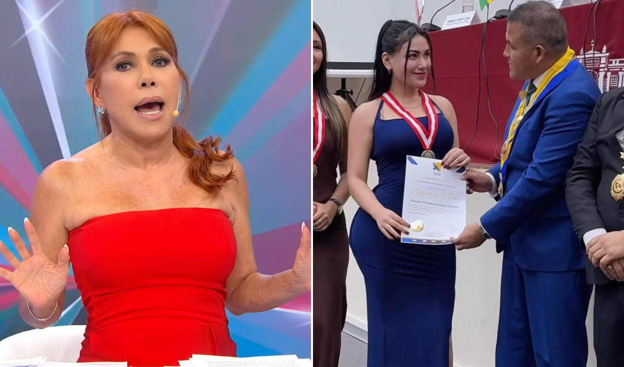 Magaly Medina critica a parlamentario Javier Arce por condecorar a exmodelo: “Una ridiculez”