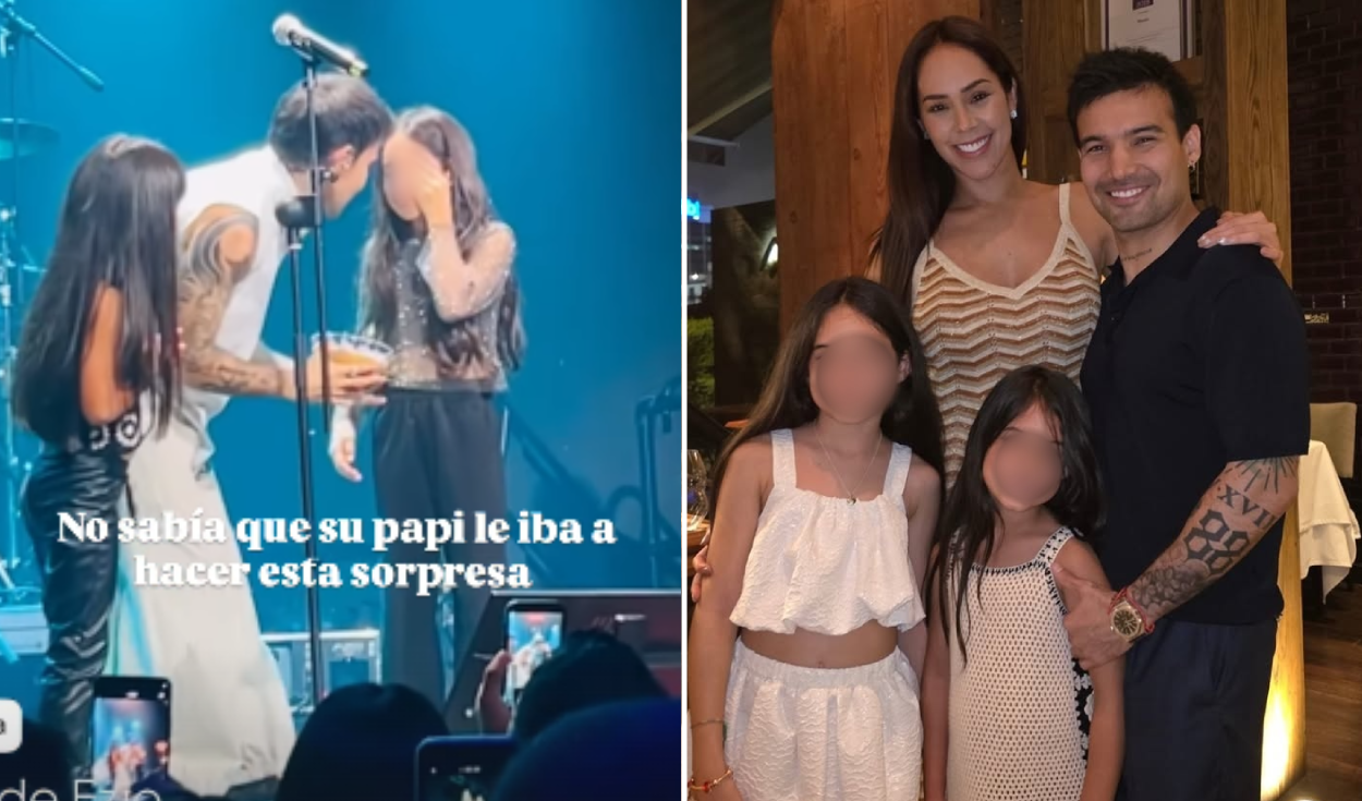 Ezio Oliva conmueve con tierno gesto que hizo llorar a su hija en su cumpleaños tras dejar el Perú: "Con mucho amor"