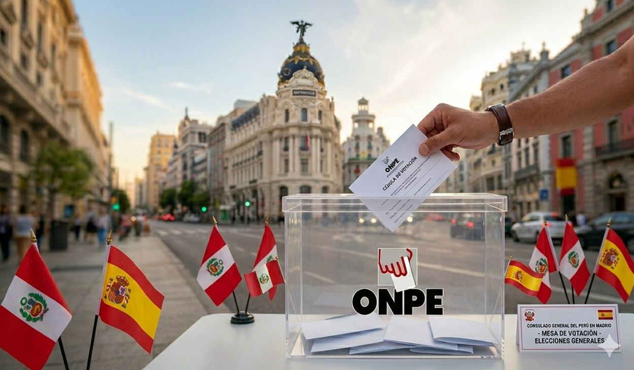 ELECCIONES PERUANAS EN ESPAÑA: 219 MIL PERUANOS VOTAN ESTE DOMINGO