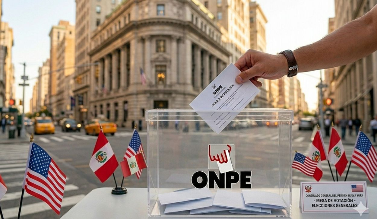 PERUANOS EN EE. UU. VOTAN HOY