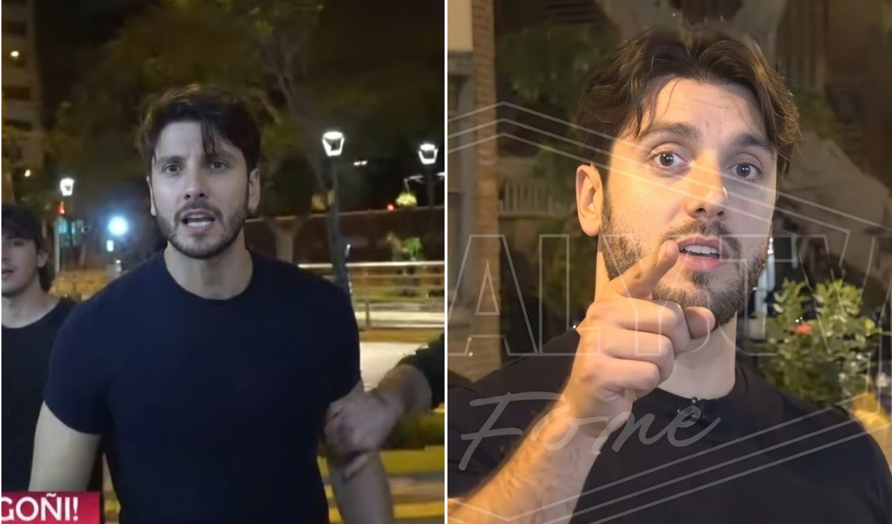 Rodrigo Brand protagoniza tenso momento con reportero de ‘Magaly TV’ tras ser consultado por su vínculo con Mayra Goñi