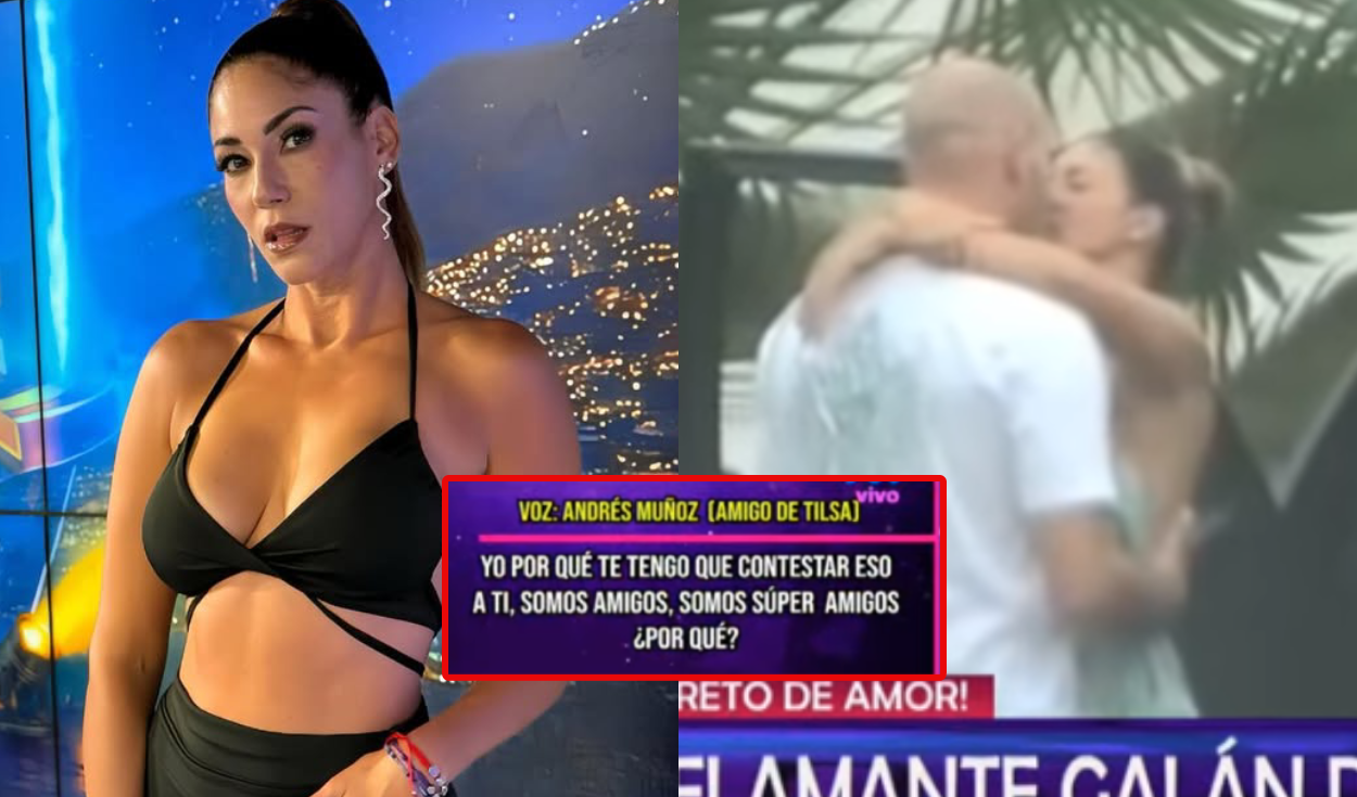 Tilsa Lozano es ampayada besando a hombre casado, pero él la niega tras ser encarado por 'Magaly TV, la firme': "Somos amigos"