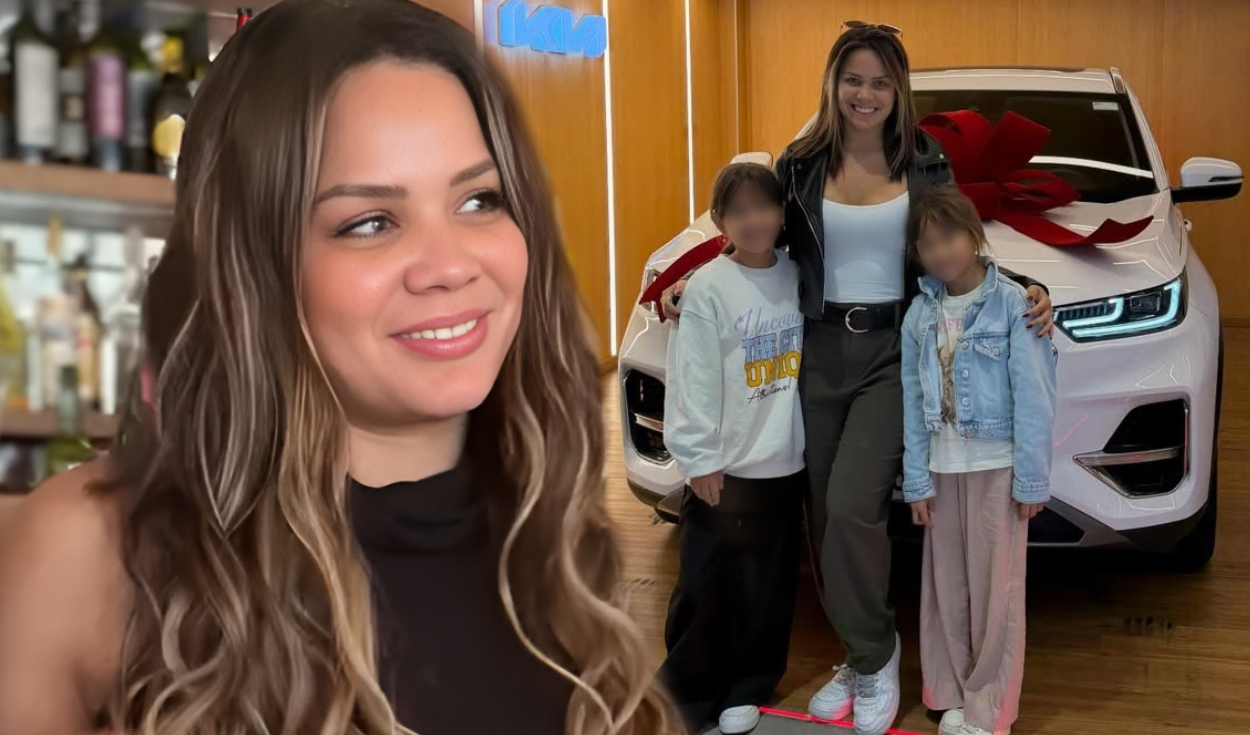 Andrea San Martín celebra con sus hijas la compra de su nueva camioneta tras su éxito como influencer y empresaria: "De mí para mí"