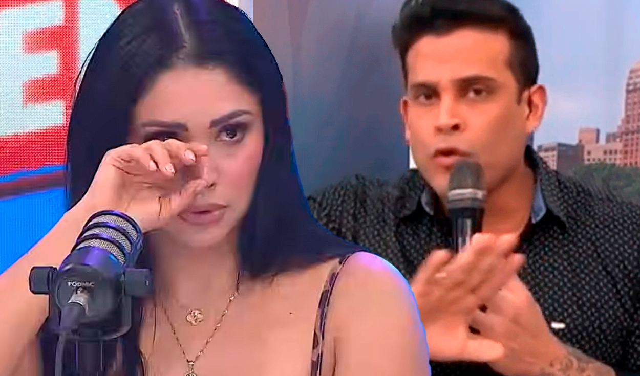 Pamela Franco enfrenta a Christian Domínguez tras revelar la condición de su hija y llora al hacerle conmovedor pedido: "Preocúpate..."