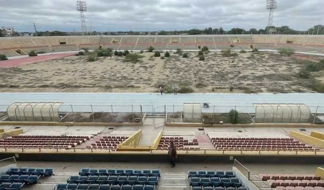 Estado actual del estadio Miguel Grau de Piura. | Foto: difusión
