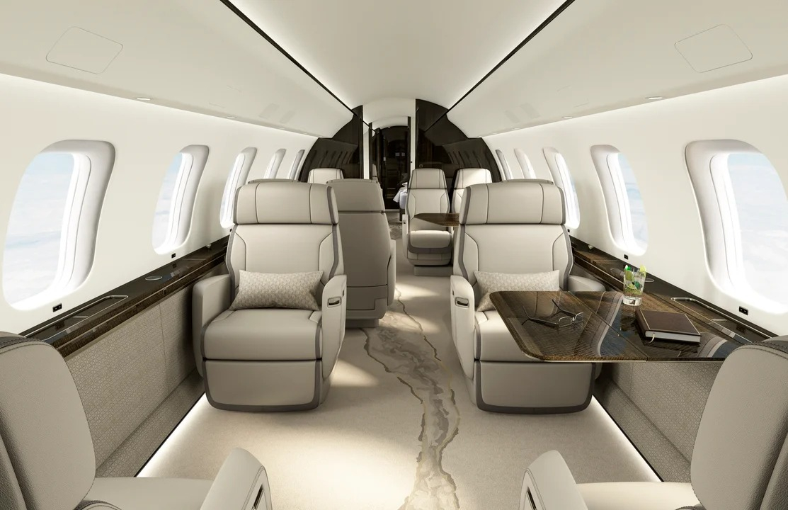 El avión Global 8000 cuenta con un alcance líder en su clase de 8000 millas náuticas. Foto: Bombardier