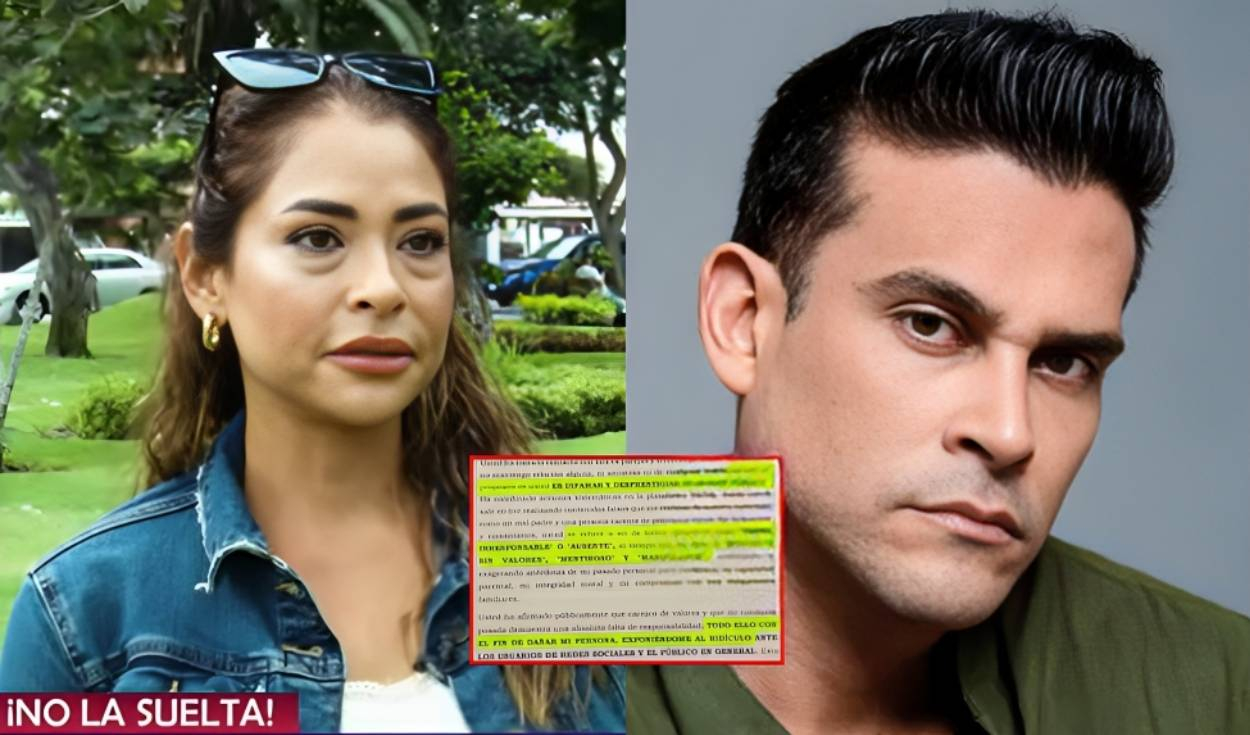 Christian Domínguez envía carta notarial a Melanie Martínez acusándola de difamar y desprestigiar su imagen: "Me expone al ridículo"