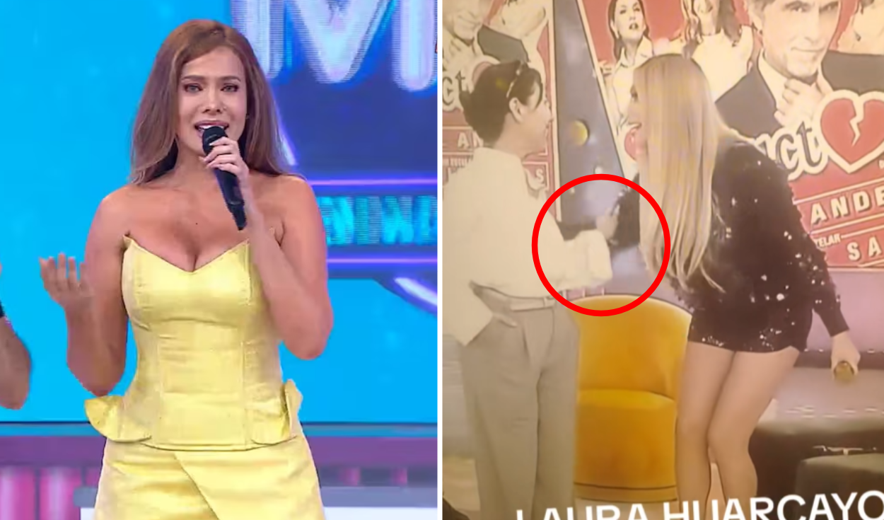 Actriz mexicana le hace desplante a Laura Huarcayo y la rechaza al momento de despedirse en vivo