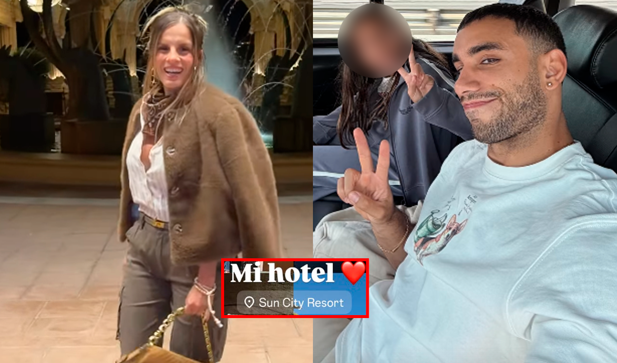 Said Palao viajó hasta Sudáfrica para reencontrarse con Alejandra Baigorria en exclusivo hotel tras ampay en Argentina