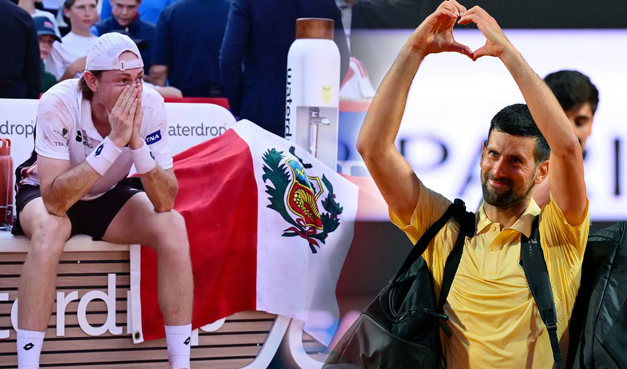 Novak Djokovic e Ignacio Buse protagonizan emotivo momento tras título del peruano: 