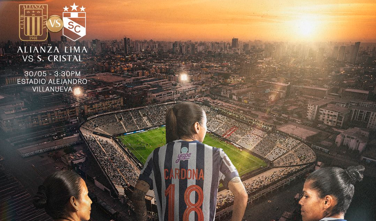 Alianza Lima vs Sporting Cristal EN VIVO HOY: a qué hora y dónde ver el partido por la Liga Femenina 2026