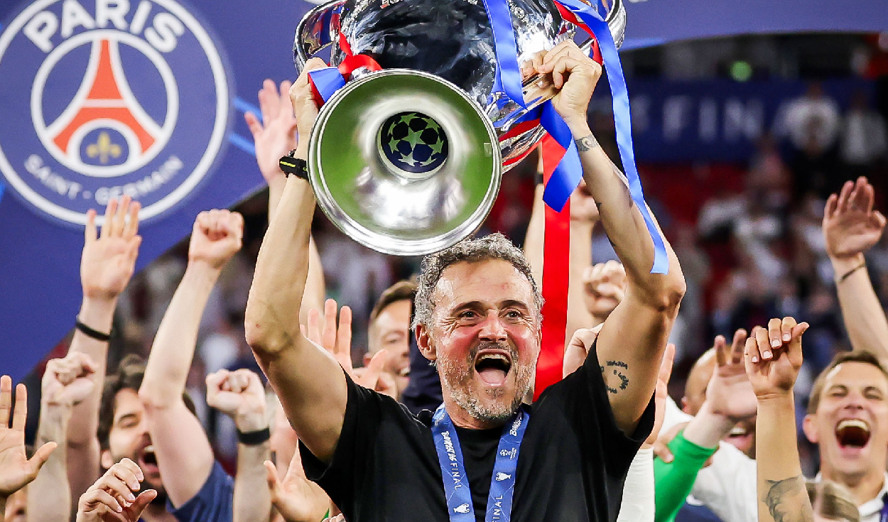 Es la tercera Champions League que consigue Luis Enrique.