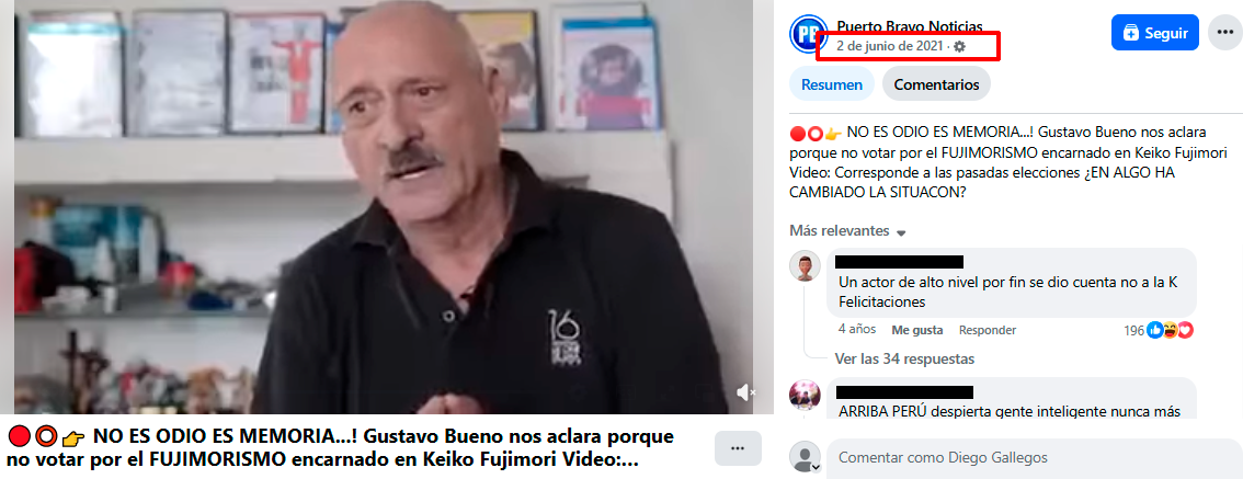 Clip también fue difundido por medios regionales.