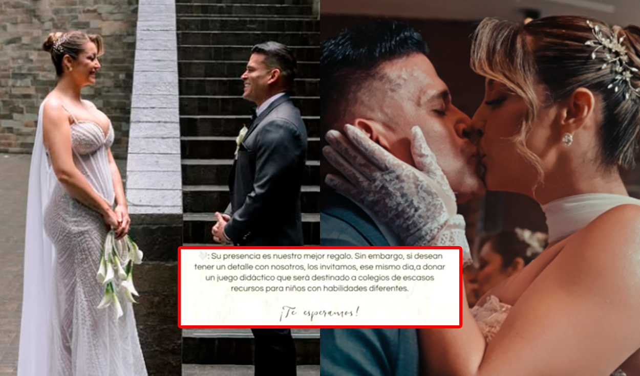 Revelan el noble pedido de Christian Domínguez y Karla Tarazona por su boda: ayudar a colegio de niños con habilidades diferentes
