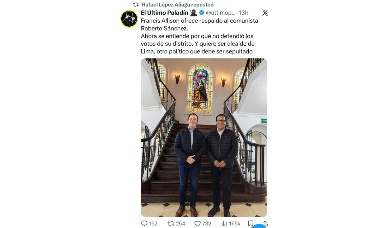 Imagen viral compartida por RLA