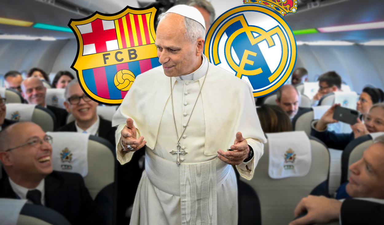 León XIV confiesa si es hincha del Real Madrid o Barcelona: 