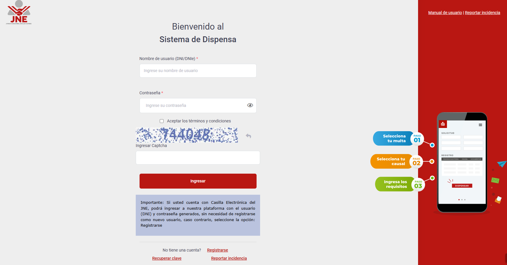 JNE, dispensa multa electoral , justificación multa electoral