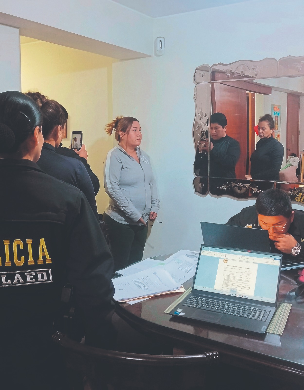 Registradora. La funcionaria de la SUNARP, Carmen Martínez Galván, era parte de la mafia.