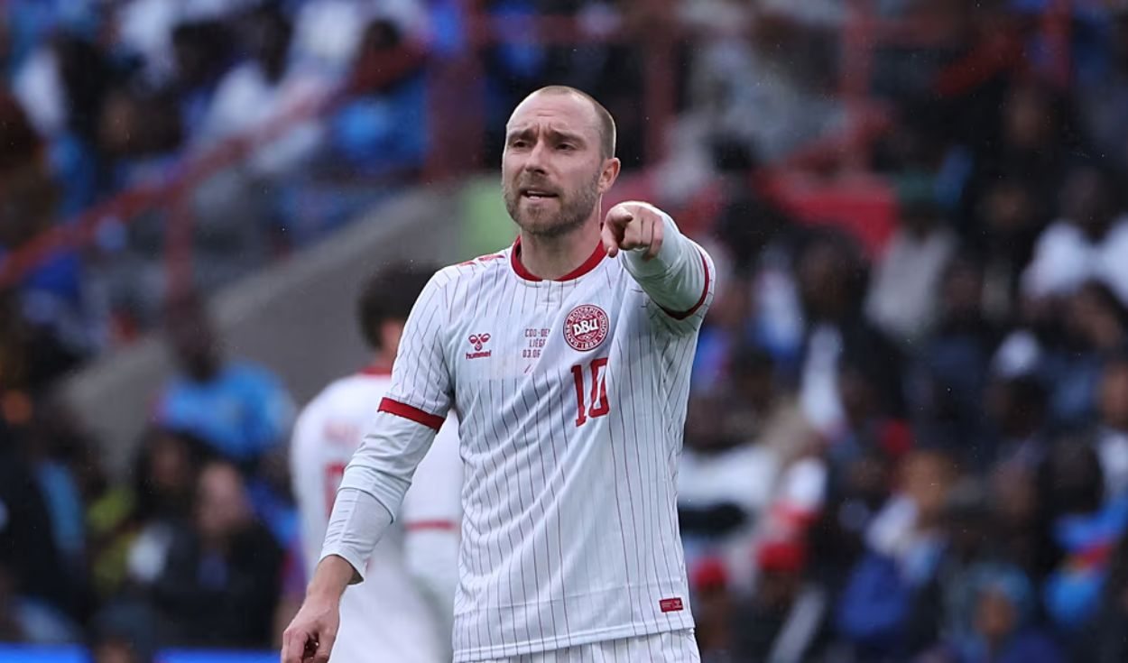 Christian Eriksen sufrió desmayo durante partido amistoso en