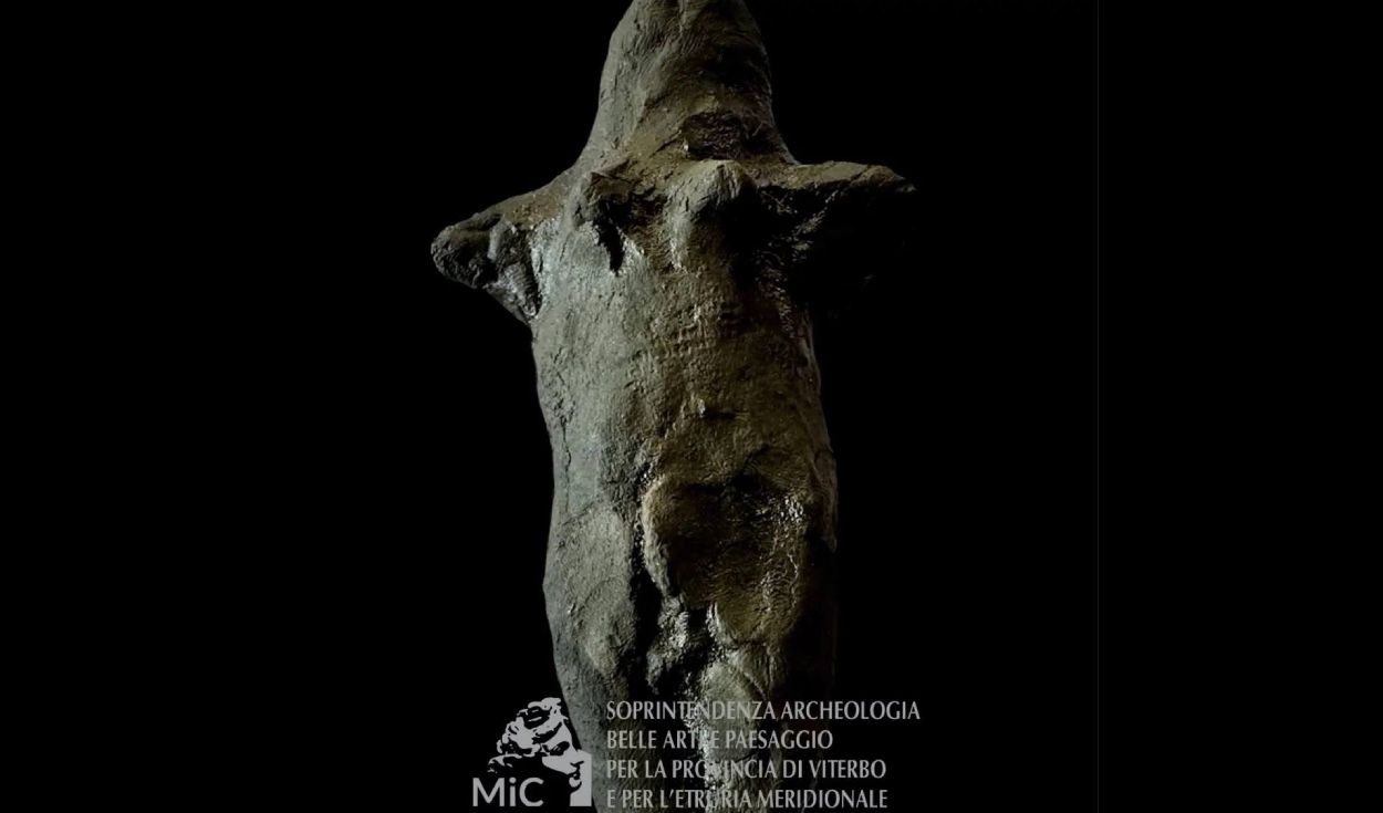 La figurita de la Edad del Hierro descubierta en el Lago de Bolsena. Crédito: Soprintendenza Archeologia Belle Arti Paesaggio Etruria Meridionale