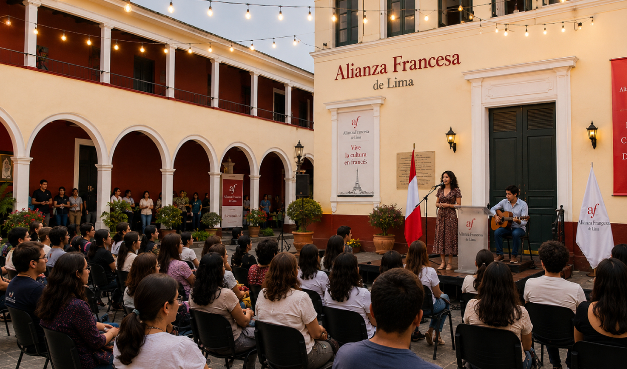 Alianza Francesa de Lima brinda talleres culturales para todos los estudiantes. Fuente: composición IA. alianza-francesa-de-lima