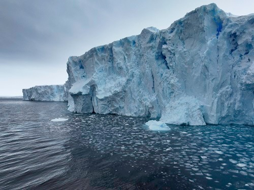 Imagen tomada del Glaciar Denman. Foto: Pete Harmsen/División Antártica Australiana