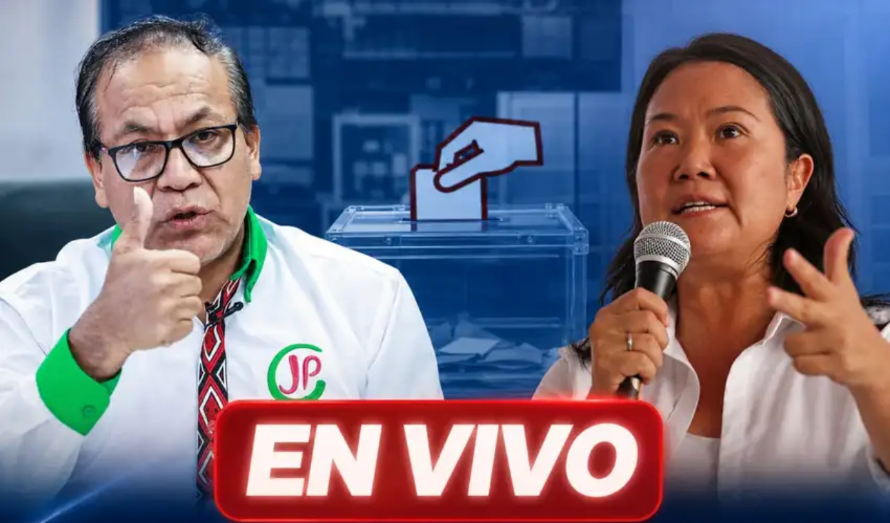 Keiko Fujimori pasa a Roberto Sánchez: candidata de Fuerza Popular toma la delantera en conteo de la ONPE al 98.20%