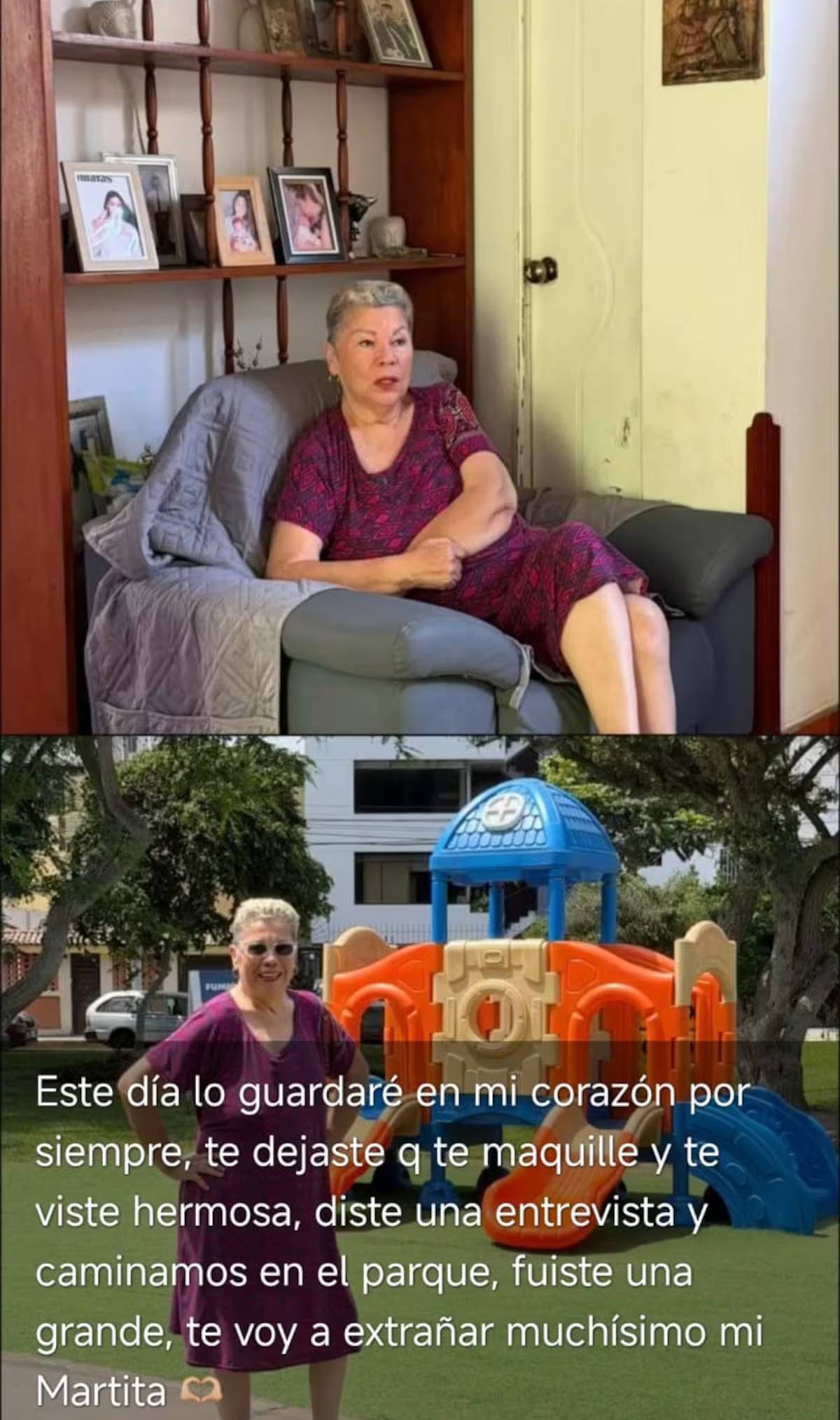 Carlos 'Tomate' Barraza anuncia el fallecimiento de su madre. Foto: captura WhatsApp