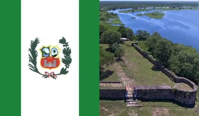 Alto Paraguay está situado en un importante espacio hídrico, el cual está representado en su bandera. Foto: Gobernaciones y Municipios