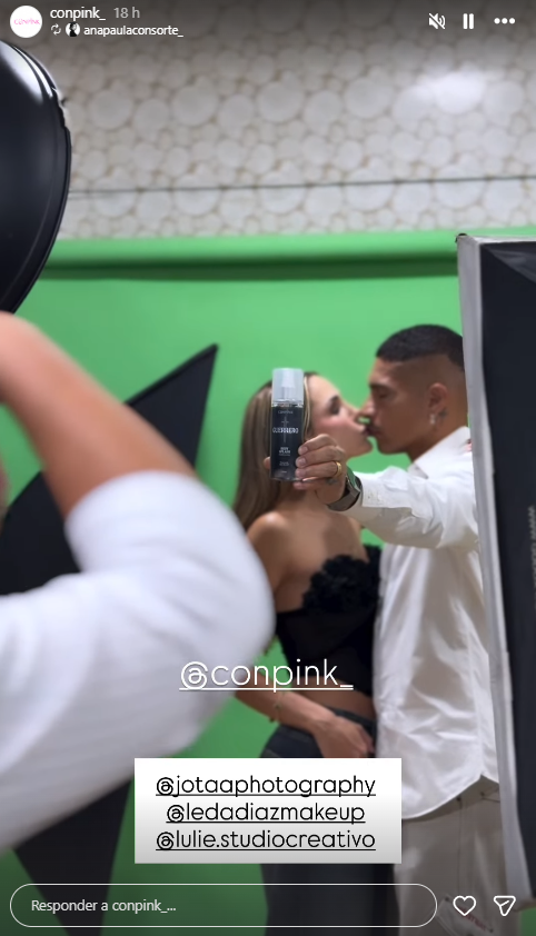 Paolo y Ana Paula aparecen juntos durante sesión de fotos. Foto: Instagram