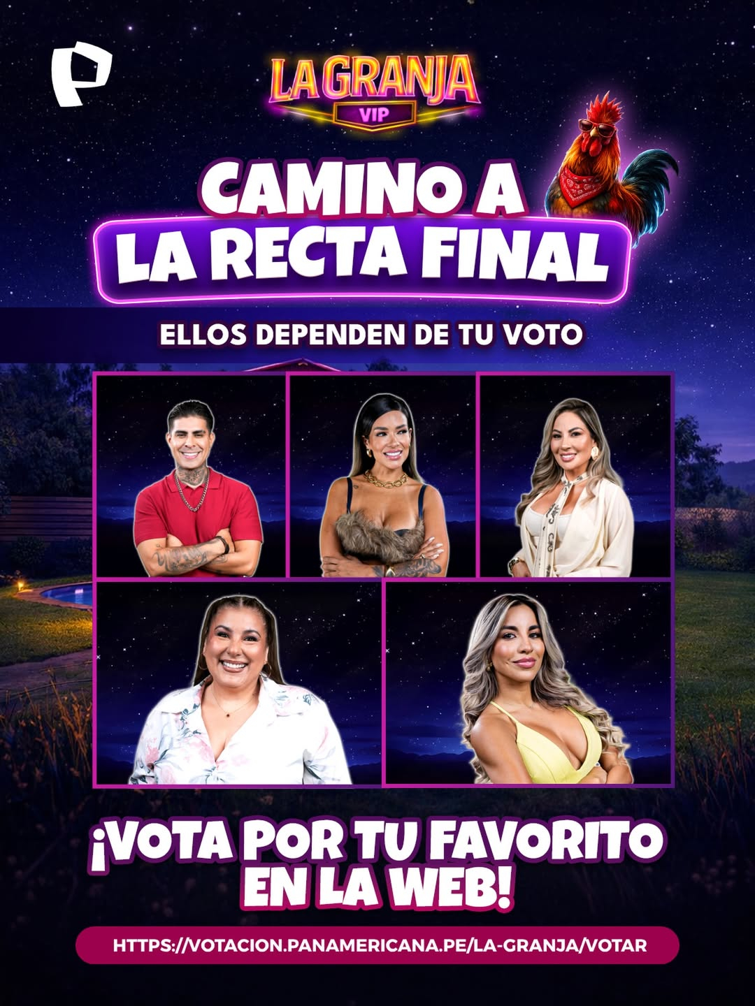 'La granja VIP Perú' y los 5 finalistas. Foto: Instagram La granja VIP