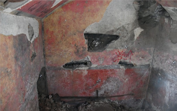 Las excavaciones arqueológicas revelaron frescos figurativos y florales en las paredes y decoraciones de estuco en las bóvedas del techo. Foto: Ministero della Cultura/Superintendencia Especial de Roma