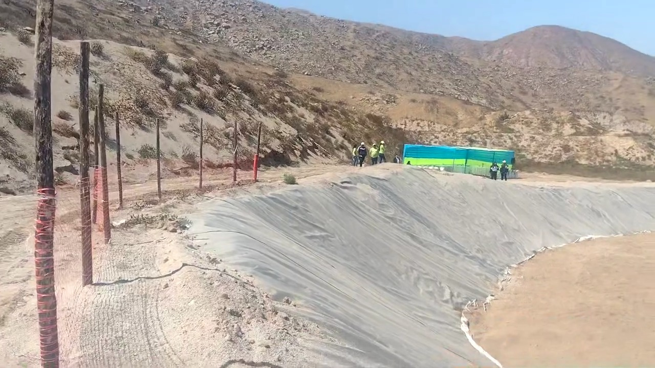 Terreno. En las hectáreas compradas por Argüelles, se ha construido un releno sanitario. Foto: difusión
