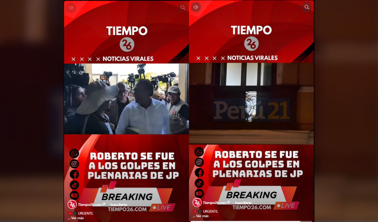 Es falso que Roberto Sánchez protagonizara una pelea en plenaria de Juntos por el Perú