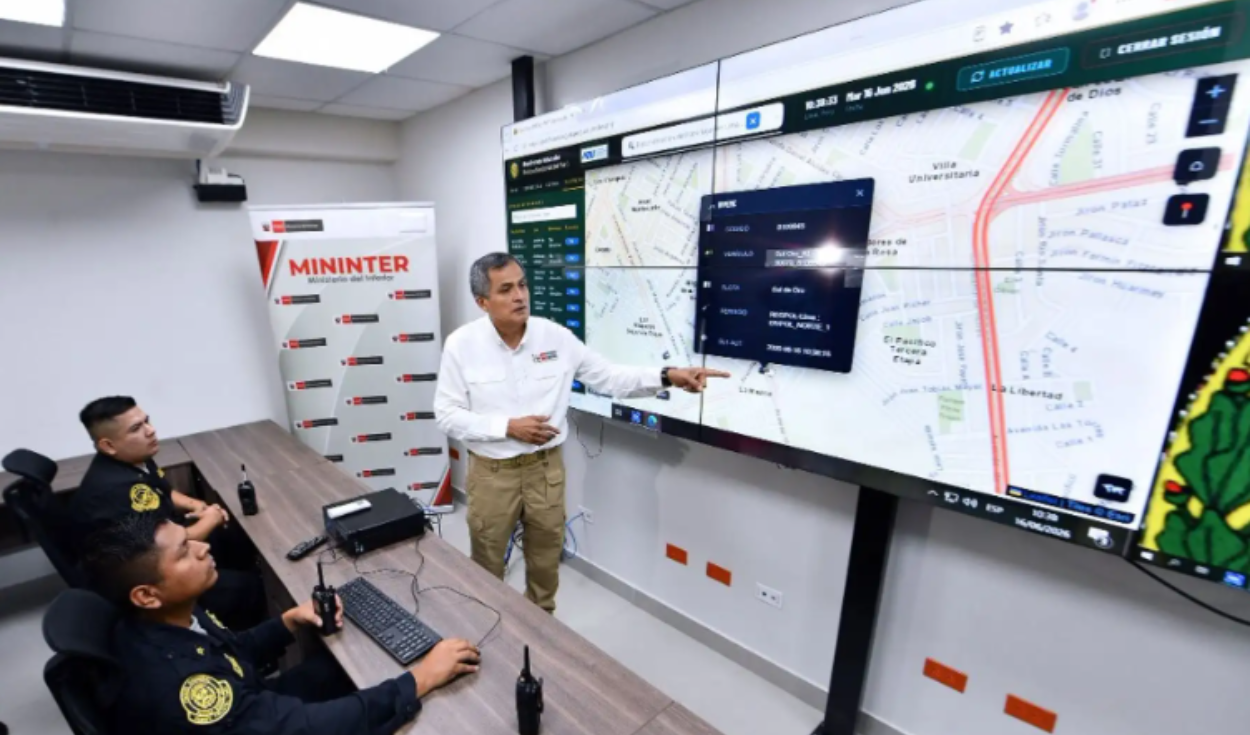 Anti-extortion system: ATU launches viewer to monitor buses and police patrols in Lima and Callao